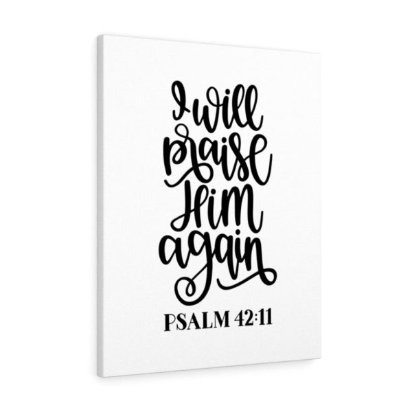 Scripture Canvas Praise Him Psalm 42:11 Christian Bible Verse Meaningful Framed Prints, Canvas Paintings - Image 2