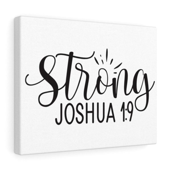 Scripture Canvas Strong Joshua 1:9 Christian Bible Verse Meaningful Framed Prints, Canvas Paintings - Image 4