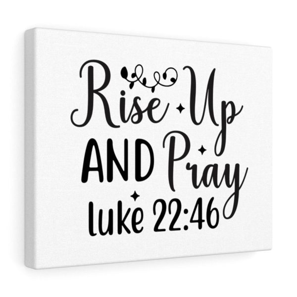 Scripture Canvas Rise Up Luke 22:46 Christian Bible Verse Meaningful Framed Prints, Canvas Paintings - Image 3