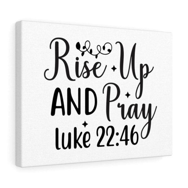 Scripture Canvas Rise Up Luke 22:46 Christian Bible Verse Meaningful Framed Prints, Canvas Paintings - Image 5