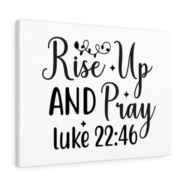 Scripture Canvas Rise Up Luke 22:46 Christian Bible Verse Meaningful Framed Prints, Canvas Paintings - Image 8