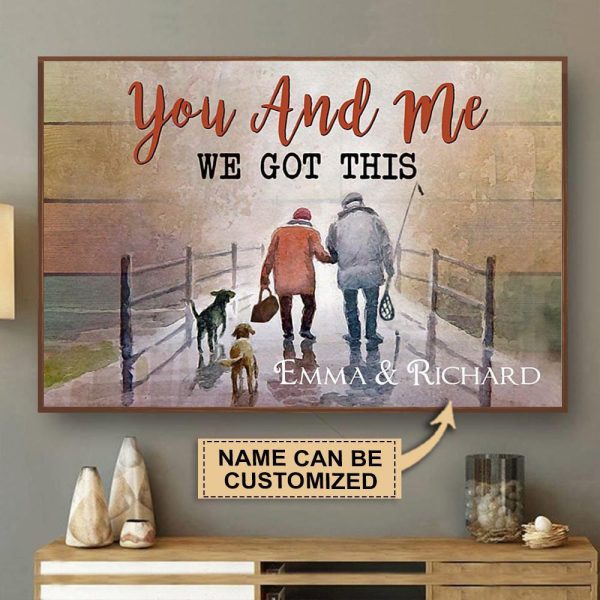 Personalized Canvas Painting Frames Fishing You And Me We Got This Framed Prints, Canvas Paintings