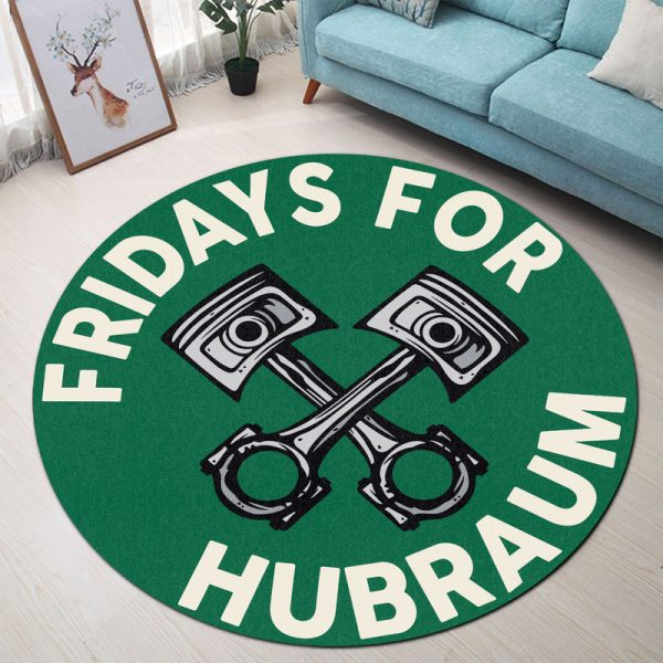 Fridays For Hubraum Round Mat Round Floor Mat Room Rugs Carpet Outdoor Rug Washable Rugs