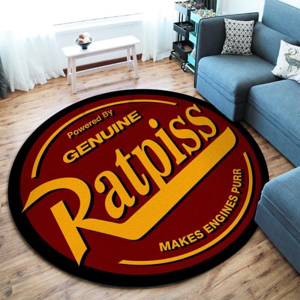 Rat Piss Racing Fuel Round Mat Round Floor Mat Room Rugs Carpet Outdoor Rug Washable Rugs - Image 2