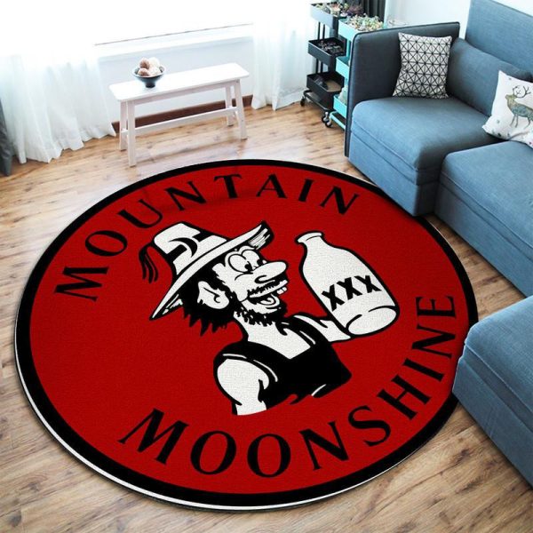 Rat Rod Hot Rod Vintage Racing Mountain Moonshine Round Mat Round Floor Mat Room Rugs Carpet Outdoor Rug Washable Rugs - Image 2