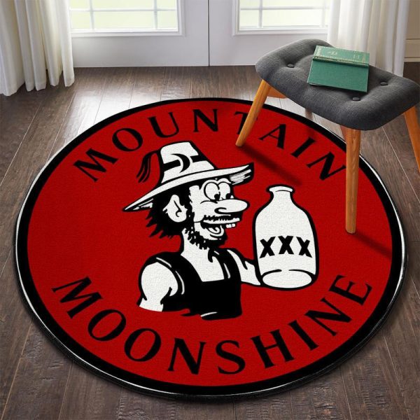 Rat Rod Hot Rod Vintage Racing Mountain Moonshine Round Mat Round Floor Mat Room Rugs Carpet Outdoor Rug Washable Rugs - Image 3