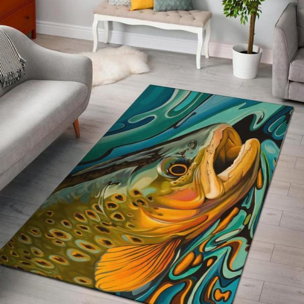 Fishing Area Rug Carpet Fishing - Image 3