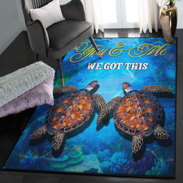 Turtle Bedroom Rugs You And Me We Got This Turtle Rug Rectangle Rugs Washable Area Rug Non-Slip Carpet For Living Room Bedroom