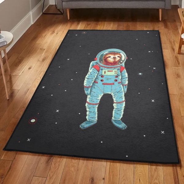 Sloth Rugs Sloth Rug Rectangle Rugs Washable Area Rug Non-Slip Carpet For Living Room Bedroom - Image 5