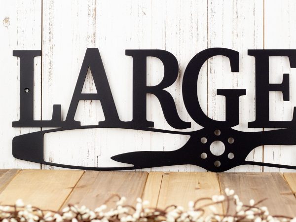 Custom Family Established Name Sign, Pilot Gift, Metal Wall Decor, Cus - Image 2