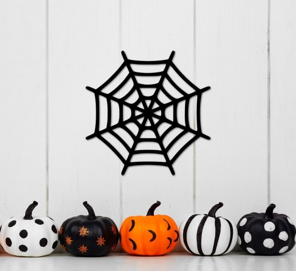 Metal Spider Web Decor Halloween Spider Web For Wreath Spooky Decor Sp