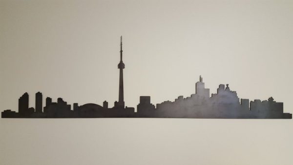 Toronto Skyline Metal Art Cut Metal Sign Decorations