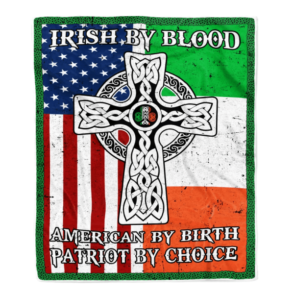 St Patrick's Day Irish By blood American By Birth Patriot By Choice Cr - Image 2