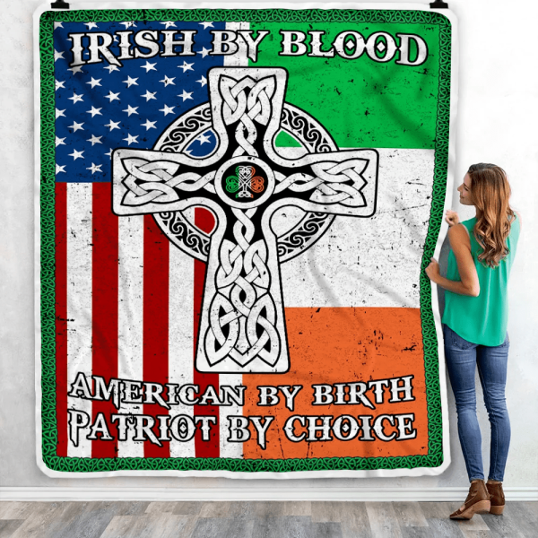 St Patrick's Day Irish By blood American By Birth Patriot By Choice Cr - Image 5