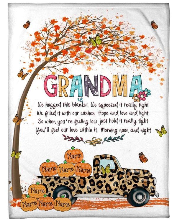 Personalized Autumn Gift for Nan, Nana's Little Pumpkin Autumn Persona