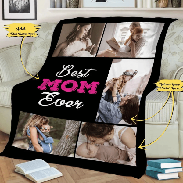 Family Gift Family Photo Blanket Picture Collage Blanket Gift For Birt