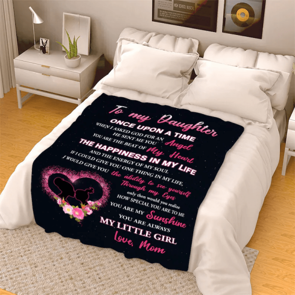 To My Daughter You Are My Sunshine Customized Blanket, Blanket For Dau - Image 4