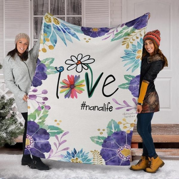 Love Is Love Nanalife Printed Fleece Blanket - Image 6