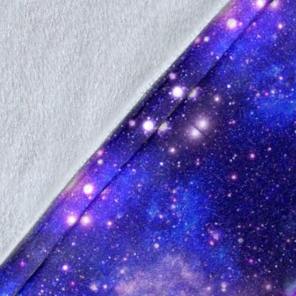 Galaxy Wolf Fleece Blanket Gift For Wolf Lovers - Image 5