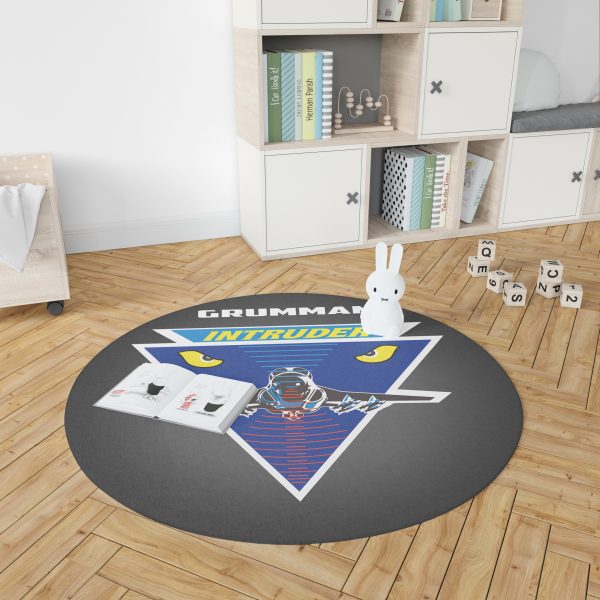 A6 Intruder Round Mat Round Floor Mat Room Rugs Carpet Outdoor Rug Washable Rugs - Image 3