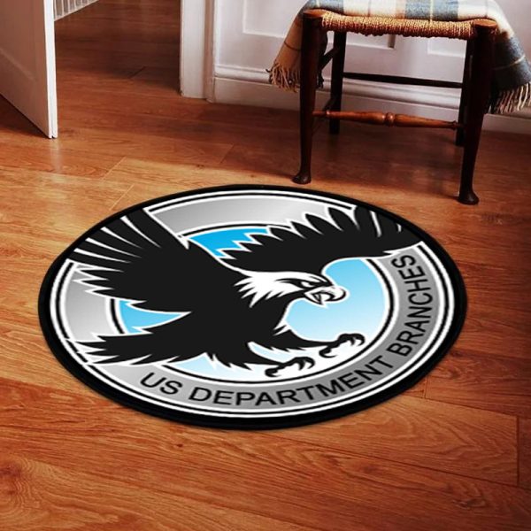 Usarmy Living Room Round Mat Circle Rug U.S. Army Air Corps Roundel - Image 2