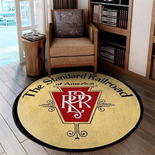 Rpr Railroad Reproduction Living Room Round Mat Circle Rug