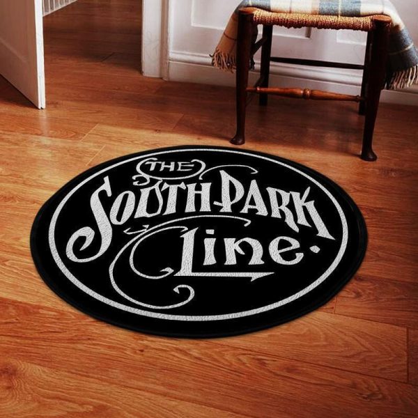 Dsplrr Round Mat Denver South Park Line Railroad Round Floor Mat Room Rugs Carpet Outdoor Rug Washable Rugs