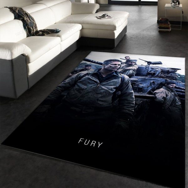 Fury Art Painting Movie Rectangle Rug Decor Area Rugs For Living Room Bedroom Kitchen Rugs Home Carpet Flooring Rs014127 Print