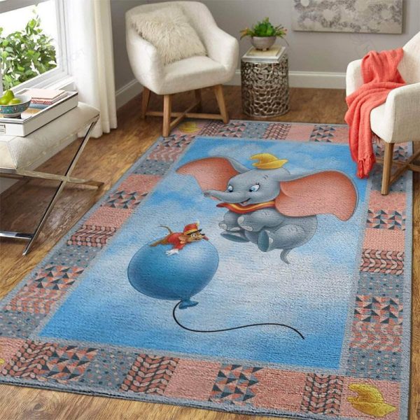 Dumbo Rectangle Rug Decor Area Rugs For Living Room Bedroom Kitchen Rugs Home Carpet Flooring Rs012876 Print