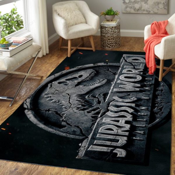 Jurassic World Fallen Kingdom Rectangle Rug Decor Area Rugs For Living Room Bedroom Kitchen Rugs Home Carpet Flooring Rs016981 Print