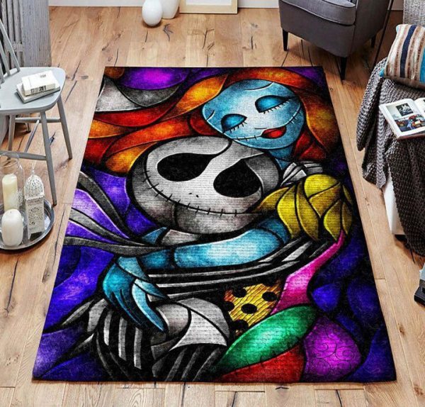 Nightmare Before Christmas 21 Rectangle Area Rugs Carpet For Living Room, Bedroom, Kitchen Rugs, Non-Slip Carpet Rp123297 Print