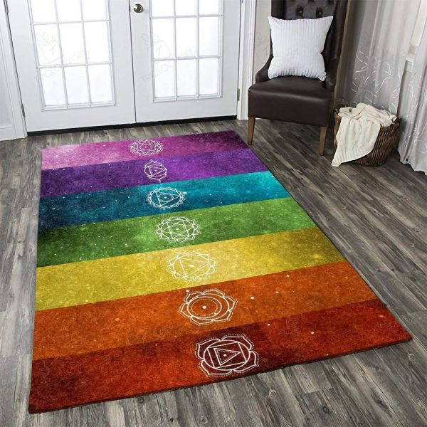 Rune Rectangle Area Rugs Carpet For Living Room, Bedroom, Kitchen Rugs, Non-Slip Carpet Rp124758 Print